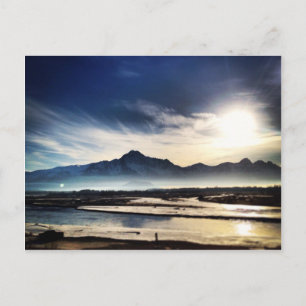 verschiedene Alaska-Szenen Postkarte