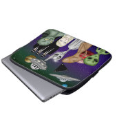 Verschiedene Alien Art, UFO, Planeten Artwork Laptopschutzhülle (Vorne Knopf)