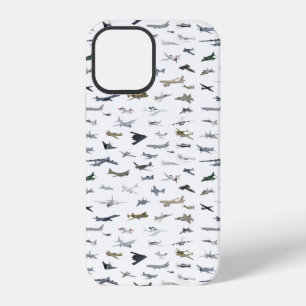 Verschiedene amerikanische Militärflugzeuge iPhone 12 Hülle