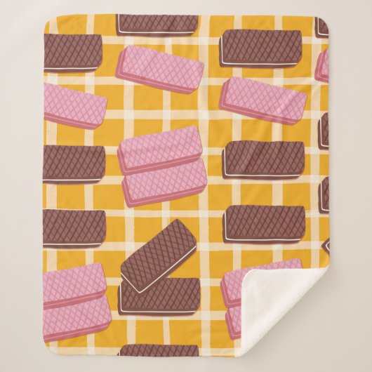 Verschiedene aromatisierte Wafer mit nahtlosem Hin Sherpadecke (Vorderseite)