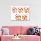 Verschiedene Arten von Akne Leinwanddruck (Insitu (Wohnzimmer))