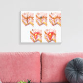 Verschiedene Arten von Akne Leinwanddruck (Insitu (Wohnzimmer))