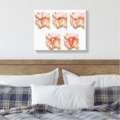 Verschiedene Arten von Akne Leinwanddruck (Insitu (Schlafzimmer))