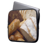 Verschiedene Arten von handwerklichem Brot Laptopschutzhülle (Vorderseite Links)