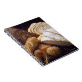 Verschiedene Arten von handwerklichem Brot Notizblock (Rechte Seite)