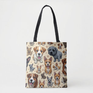 Verschiedene Arten von Hundeschultertaschen Tasche