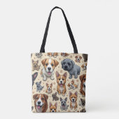 Verschiedene Arten von Hundeschultertaschen Tasche (Rückseite)