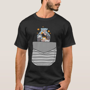 Verschiedene Arten Von Katze In Flasche In Tasche T-Shirt