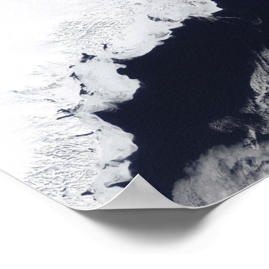 Verschiedene Arten von Meereis Poster (Ecke)