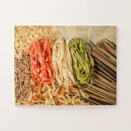 Verschiedene Arten von Pasta Puzzle