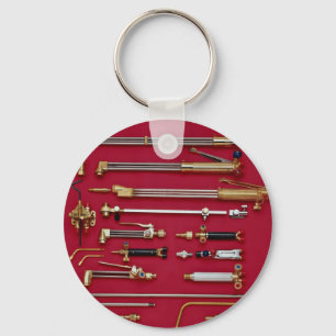 Verschiedene Ausschnittschweißbrenner benutzt Schlüsselanhänger