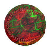 Verschiedene Bildmontage, Backstein, rot, grün, ge Baseball (Vorderseite Links)