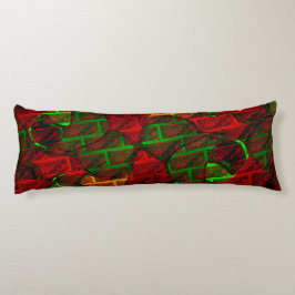 Verschiedene Bildmontage, Backstein, rot, grün, ge Seitenschläferkissen