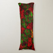 Verschiedene Bildmontage, Backstein, rot, grün, ge Seitenschläferkissen (Vorderseite Vertikal)