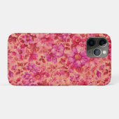 Verschiedene blühende Blumen in warmem Rosa und Li Case-Mate iPhone Hülle (Rückseite (Horizontal))