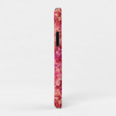 Verschiedene blühende Blumen in warmem Rosa und Li Case-Mate iPhone Hülle (Hinten/Rechts)