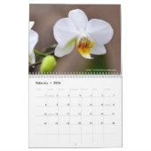 Verschiedene Blume 12 Monate Kalender (Feb 2026)