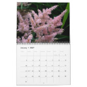 Verschiedene Blume Fotografie Nah Kalender (Jan 2027)