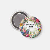 Verschiedene Blume Magnet (Vorderseite/Rückseite)