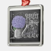 VERSCHIEDENE BLUME VON GARTENSCHWESTER ORNAMENT AUS METALL (Links)