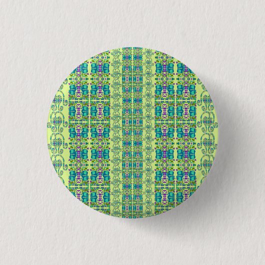 Verschiedene Blumen-Cupflowers Button (Vorderseite)