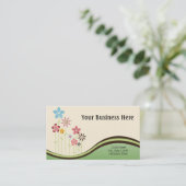 Verschiedene Blumen-Geschäfts-Karte Visitenkarte (Stehend Vorderseite)