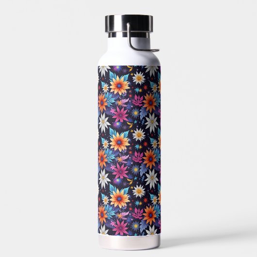 Verschiedene Blumen Shades Pattern-24192 Trinkflasche (Links)