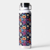 Verschiedene Blumen Shades Pattern-24192 Trinkflasche (Rückseite)