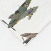 Verschiedene britische WW2-Flugzeuge  Fleecedecke (Ecke)