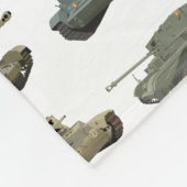 Verschiedene britische WW2-Tanks Fleecedecke (Ecke)