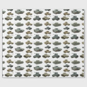 Verschiedene britische WW2-Tanks Geschenkpapier (Flach)