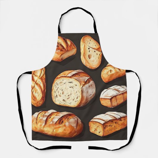 Verschiedene Brote vom Artisan Bäcker Schürze (Vorderseite)