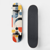 Verschiedene bunte Formen Skateboard (Vorderseite)