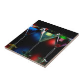 Verschiedene Cocktails in Martini Brillen mit Lich Fliese (Seite)