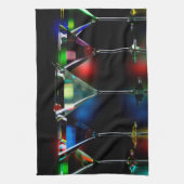 Verschiedene Cocktails in Martini Brillen mit Lich Geschirrtuch (Vertikal)