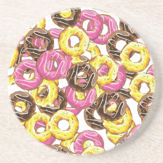 Verschiedene Donuts Untersetzer (Vorne)