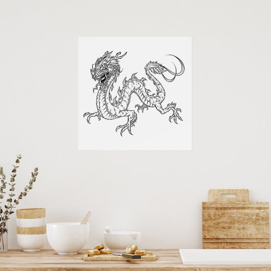 Verschiedene Drachenfarben (Seite #4) Medium Poster (Küche)