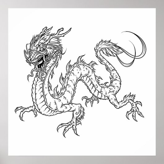 Verschiedene Drachenfarben (Seite #4) Medium Poster (Vorne)