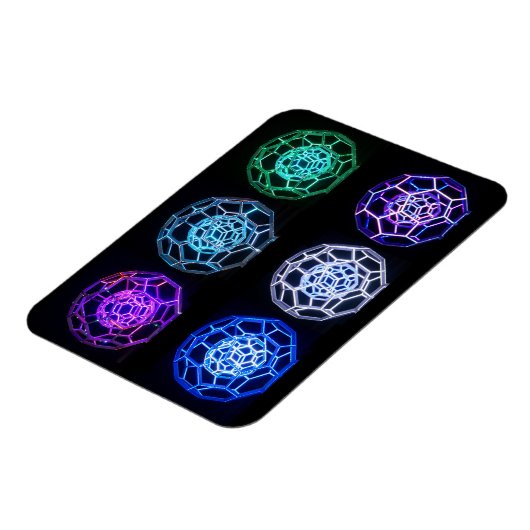 Verschiedene Farben Buckyball Magnet (Linke Seite)