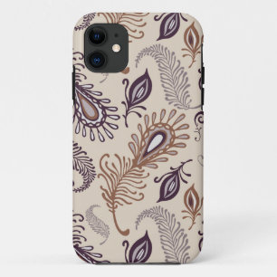 Verschiedene Feder Muster iPhone 11 Hülle