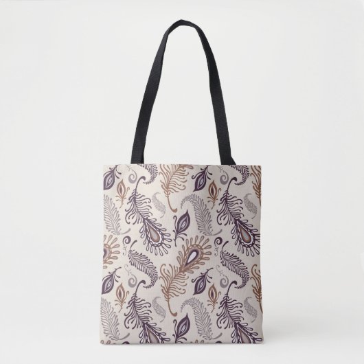 Verschiedene Feder Muster Tasche (Vorderseite)