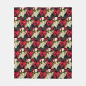 Verschiedene Ferienwohnung in Poinsettia Fleecedecke (Vorderseite)