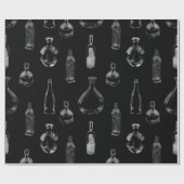 Verschiedene Flaschen Geschenkpapier (Flach)