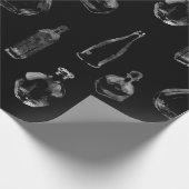 Verschiedene Flaschen Geschenkpapier (Ecke)