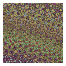 Verschiedene Formen in Bewegung