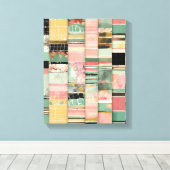 Verschiedene Formen Moderne farbenfrohe Kunst Canv Leinwanddruck (Insitu (Holzboden))