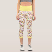 Verschiedene Formen Verlasse Muster Leggings (Vorderseite)