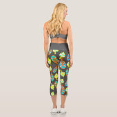 Verschiedene Formen Verlasse Muster Leggings (Rückseite)