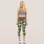Verschiedene Formen Verlasse Muster Leggings (Vorderseite)