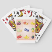 Verschiedene Früchte Spielkarten (Rückseite)